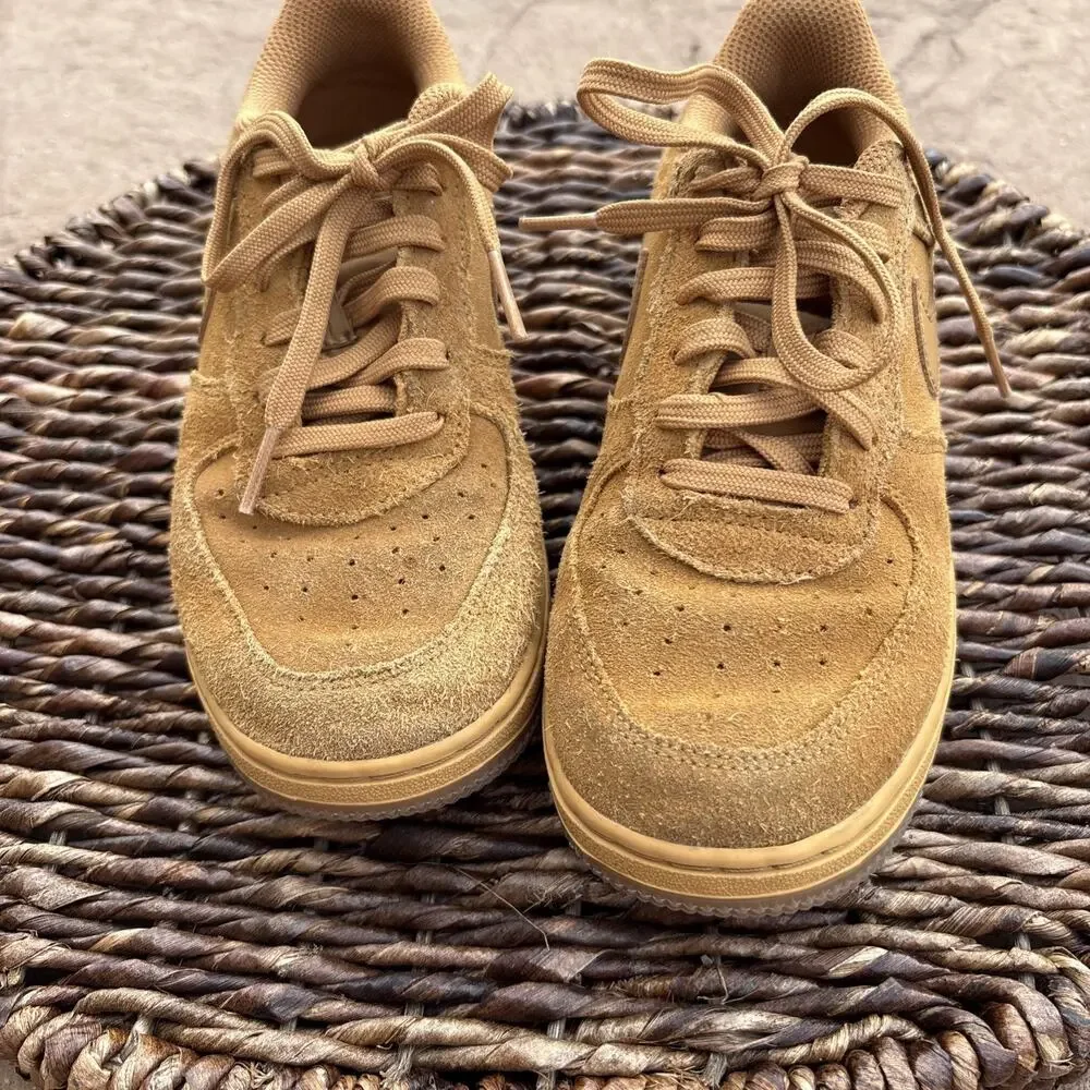 Size 2Y- Nike Air Force 1 LV8 3 Low Wheat‎ 2019 BQ5485-700